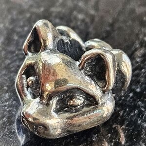 Retired Sterling Silver Trollbeads Willful Cat Bead TAGBE-20061